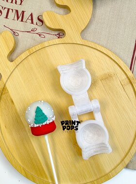 Print Pops™ - Snežna kugla modla za cake popse