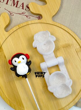 Print Pops™ - Pingvin modla za cake popse