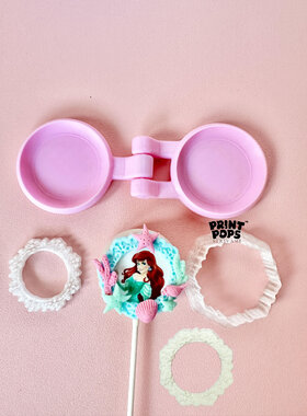 Print Pops™ - SET Disk i ram modla za cake popse