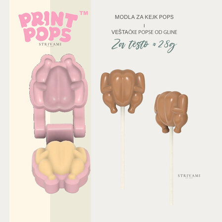 Print Pops™ - pečena ćurka modla za cake popse