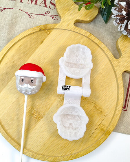 Print Pops™ - Deda Mraz modla za cake popse