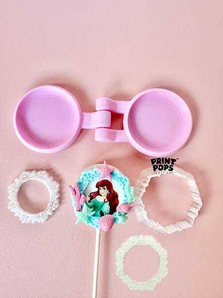 Print Pops™ - SET Disk i ram modla za cake popse