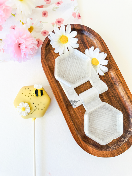 Print Pops™ - Heksagon disk modla za cake popse