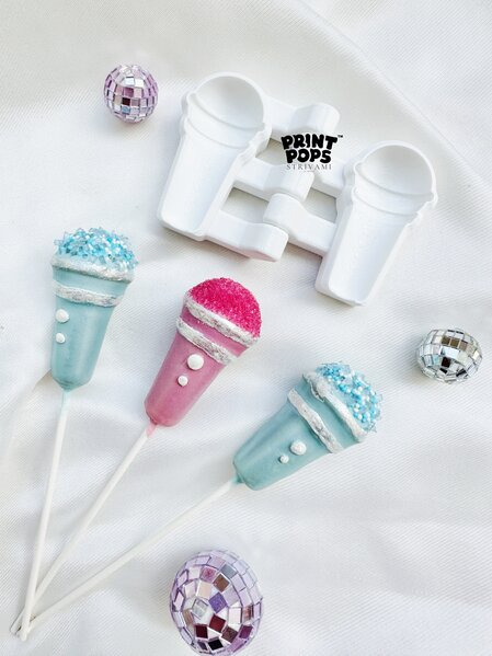 Print Pops™ - Mikrofon modla za cake popse