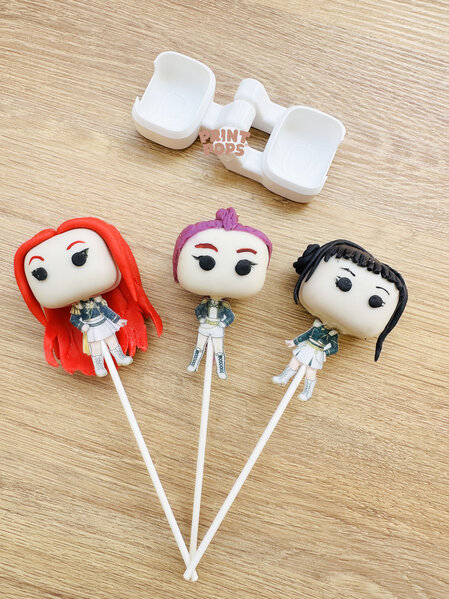 Print Pops™ - Funky glava modla za cake popse